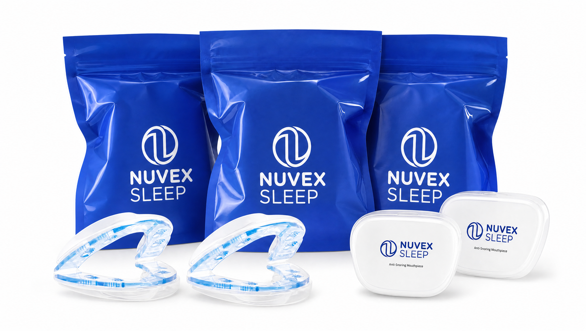 Nuvex Sleep Pro Anti-Schnarch-Schiene mit 30-Tage-Geld-zurück-Garantie